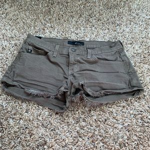 Army green Jean shorts